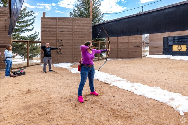 Test your skills at the archery ranch in Bear Creek Regional Park.