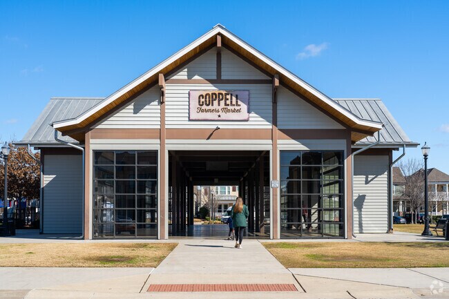Residents can escape the heat at The Coppell Old Town Pavilion in Coppell, TX.