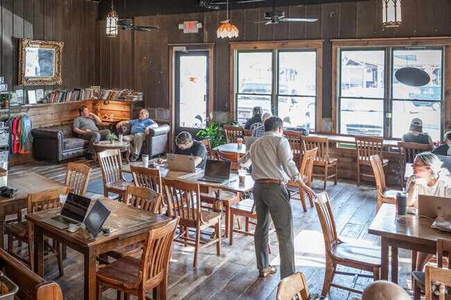 Jittery Joe's Coffee House is a great place to meet and get work done in Five Points.