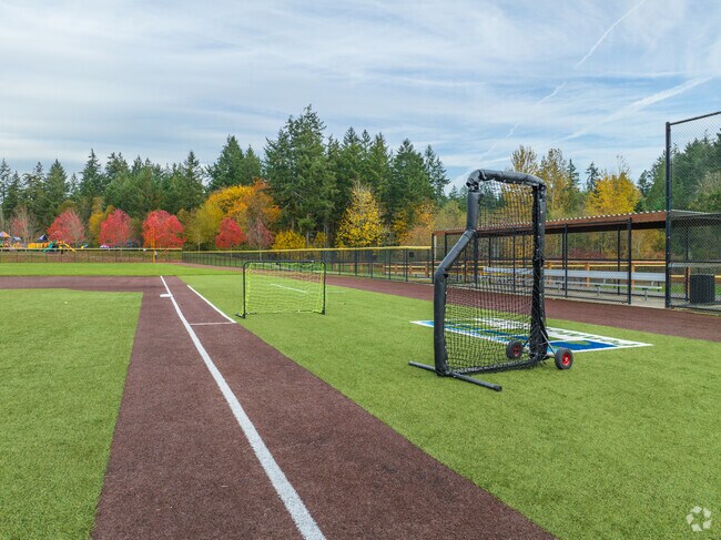 Sehmel Homestead Park offers baseball fields and recreation in Rosedale.