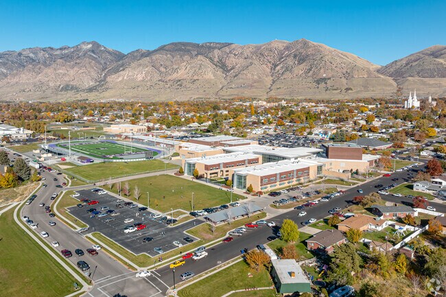 Experience community pride and school spirit at Box Elder High School.