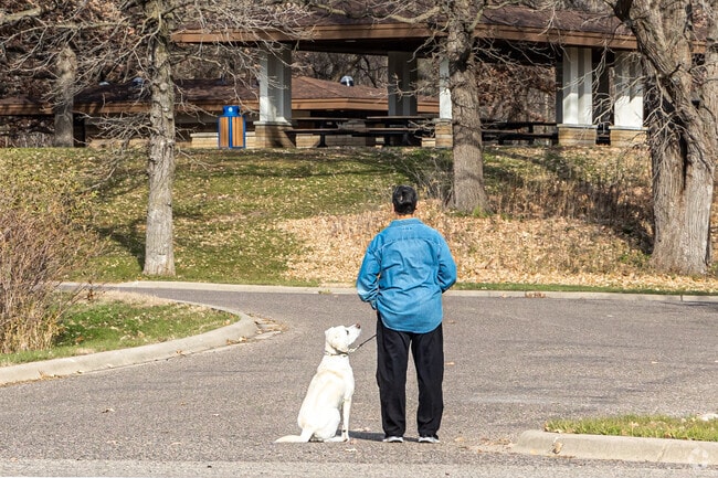 Rony Schmidt Park in Arden Hills includes dog-friendly walking trails.