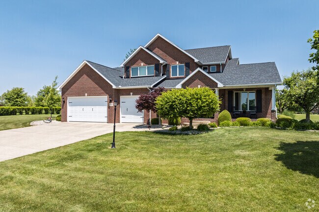 Larger homes in Albany include multi-story tudor influenced homes.