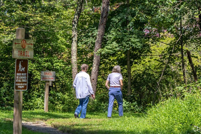 The O & W Rail Trail is perfect for a early morning stroll in Stone Ridge.