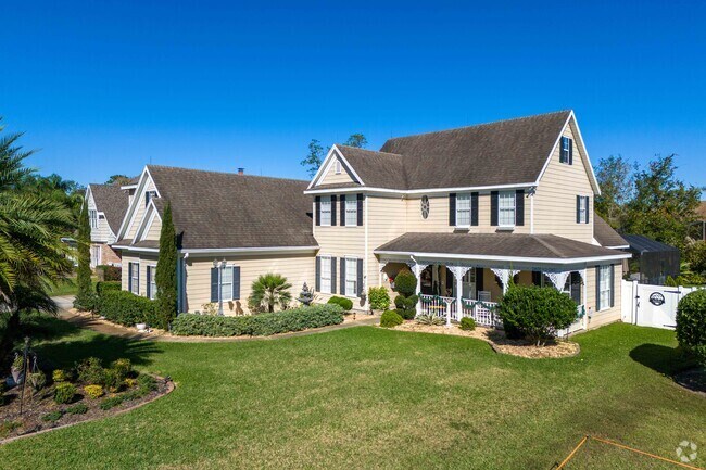 A Victorian style single family home in Hunters Ridge.