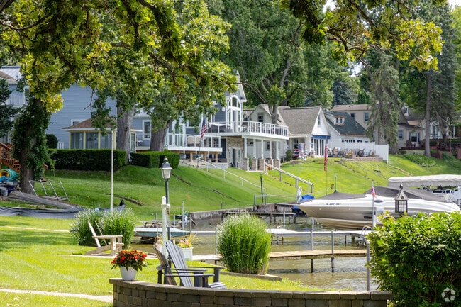 Waterfront homes on Myers Bay and Brandenburg Lake in East Palm Beach range from $300K to $700K.