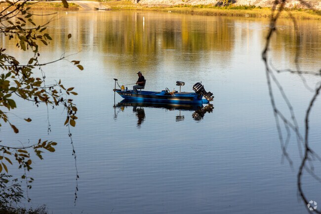 Sunset Park in Old Town Chicago allows fishing to take place on the property.