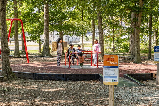 Bensely residents are enjoying the afternoon playing at the playgrounds.