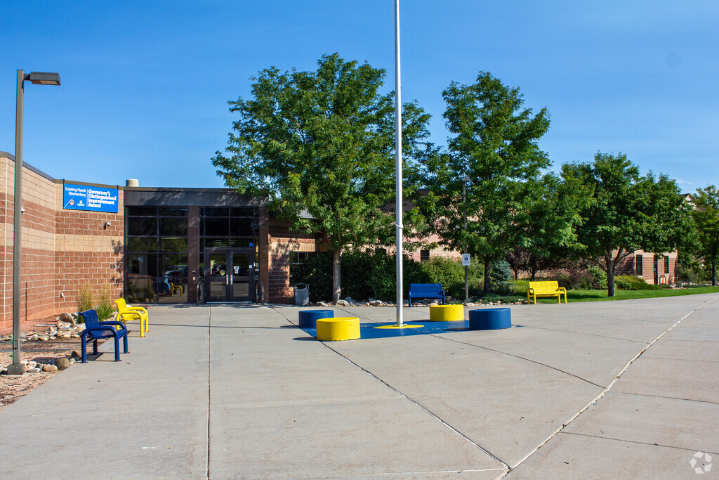 Soaring Hawk Elementary School building in Castle Rock.