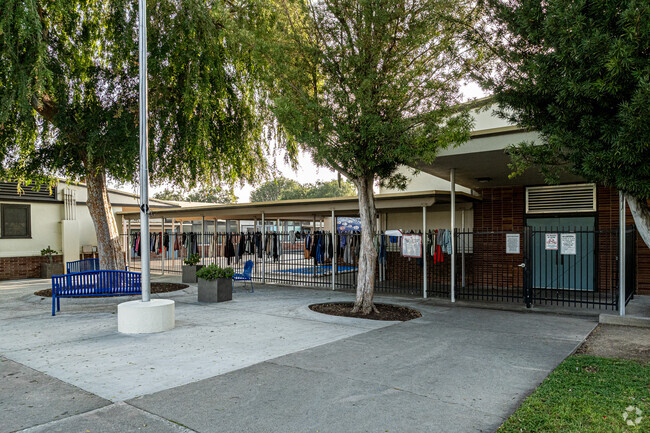 The entrance to Orchard Dale Elementary School in Whittier.