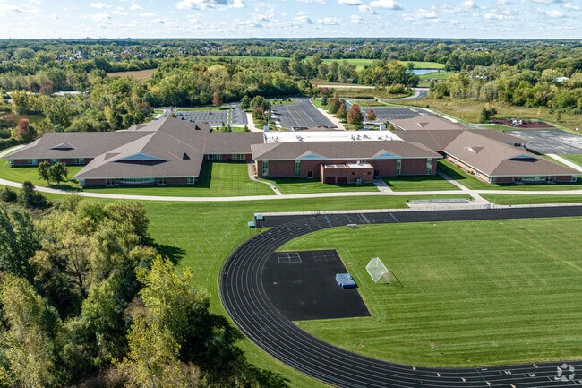 Modern sports amenities can be found at Woodlawn Middle School.
