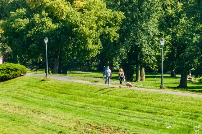 Enjoy a walk through the beautiful Nesbitt Park in Kingston.