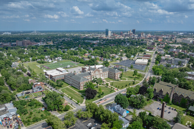 Scott High School serves Toledo Public Schools.
