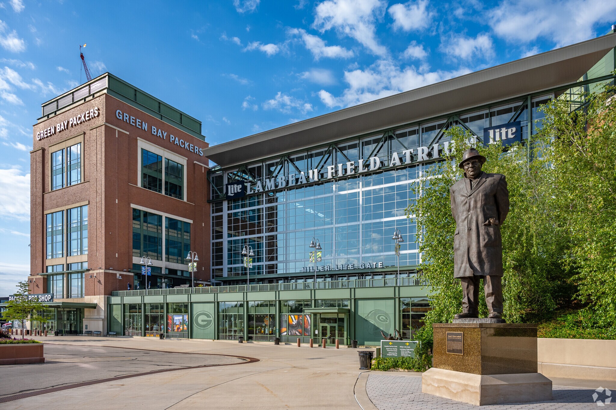 From the Colburn neighborhood, you'll hear when it's game time at Lambeau Field.