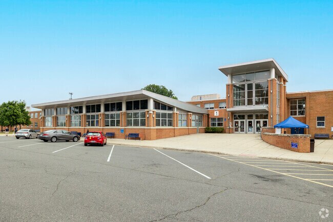 Woodson High School has a large campus with plenty of parking in Woodburn.