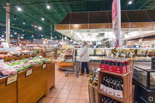 You can head to the local Fresh Market for all your grocery needs.