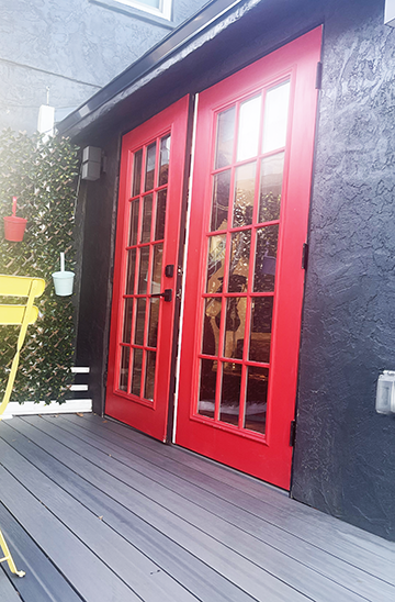 back door deck