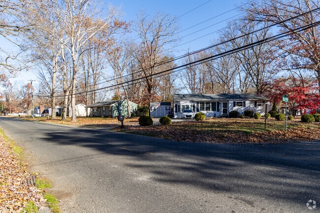 There are a lot of homes that are surrounded by trees in Franklin Township.