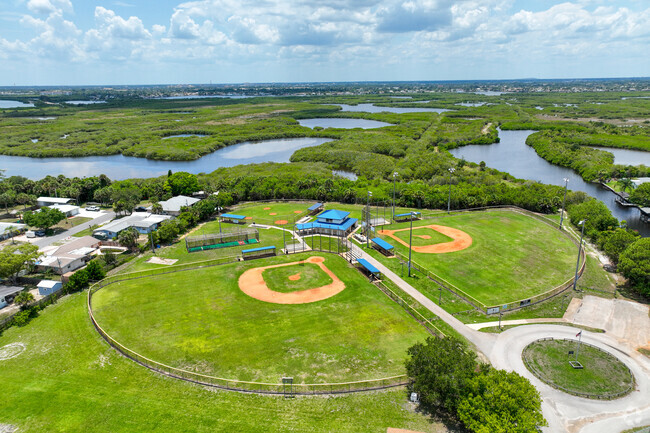 Audubon Elementary School is home to a small baseball complex.