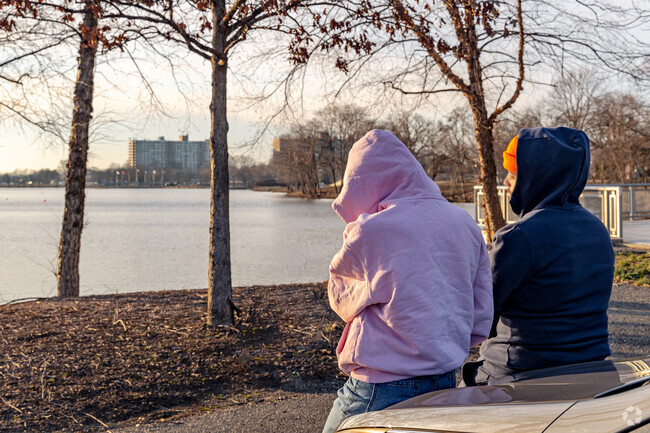 Enjoy the scenery along the water at Cooper River Park in Westmont.