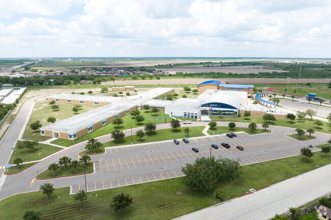 Jaime Escalante Middle School hosts grades 6th to 8th grade in the Las Milpas area.