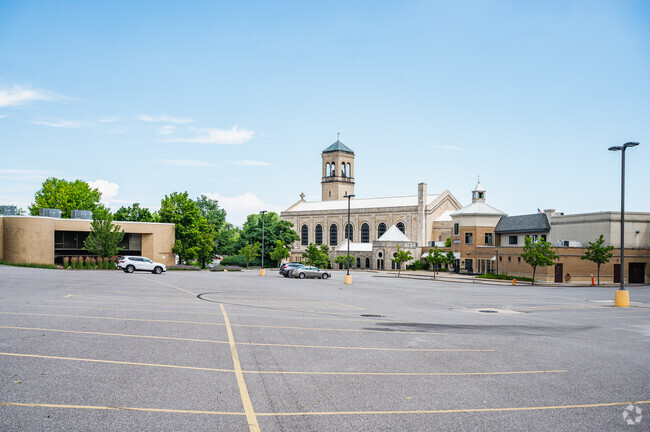 St. Christoper School in Rocky River has plenty of parking for faculty and parents.