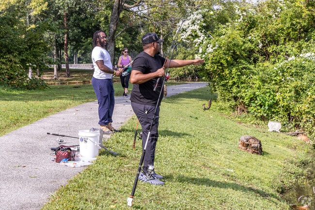 Adams Farm fishermen can enjoy a day at the lake.
