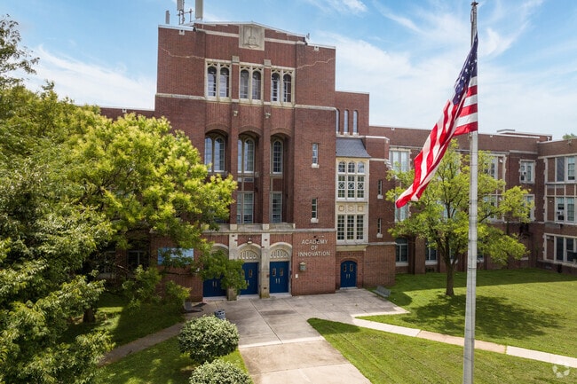 Frederick Douglass High School is a public school located in Poplar Hill.