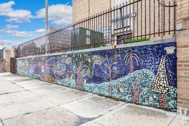 Joseph H Brown School tile mosaic in Holmesburg.
