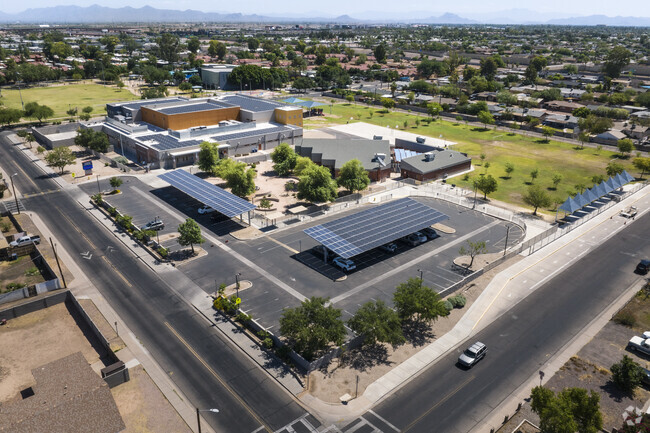 Thew Elementary School in Tempe is going green with many solar panels throughout the campus.