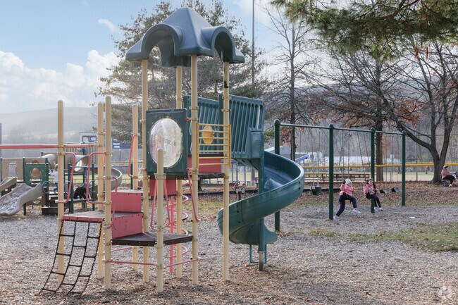 Children play at West Side Park in Carbondale, PA.