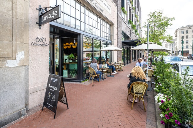 Lovage New Orleans in the Warehouse District serves coffee.