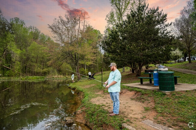 You can go fishing with a friend at Century Lake Park, less than 2 miles from Hastings Hill.
