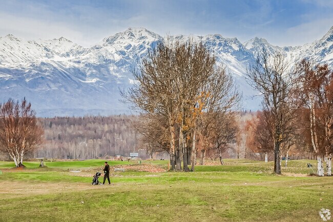 Residents often enjoy a game of golf at the local course near Farm Loop.
