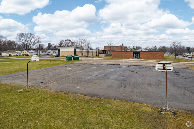 ACCE basketball courts.