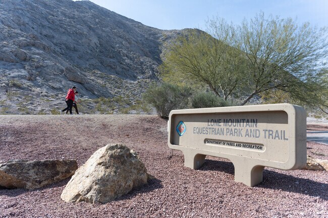 Lone Mountain features a great variety of parks and trails.