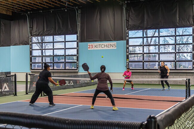 23 Kitchens has its own paddle board courts.