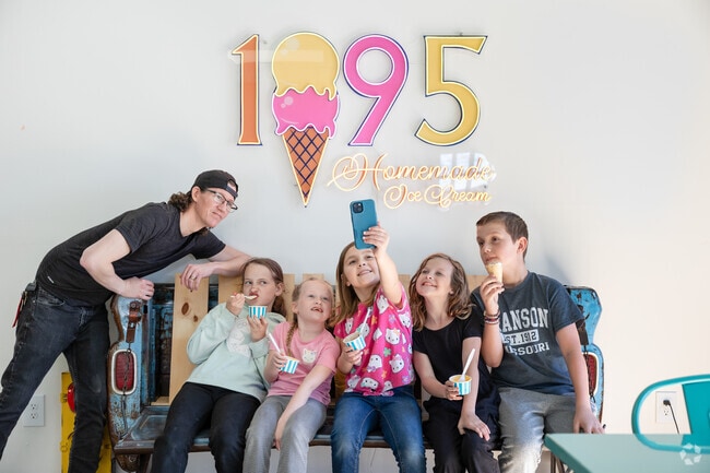 1895 Ice Cream is named for its location inside the oldest building in Shawnee which was built in 1895.