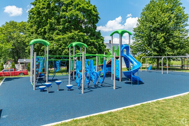 Students at Beaupre Elementary School can start their day off by enjoying the playground.