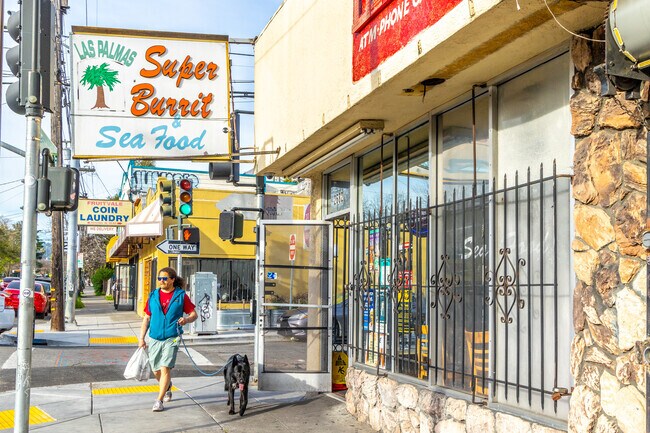 Harrington is surrounded by various Mexican restaurants, including Las Palmas Super Burrito.