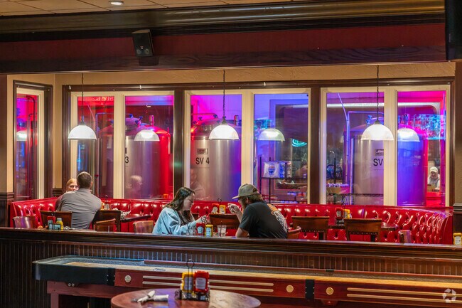 Great Dane Pub & Brewing Co. brew their beer in house.