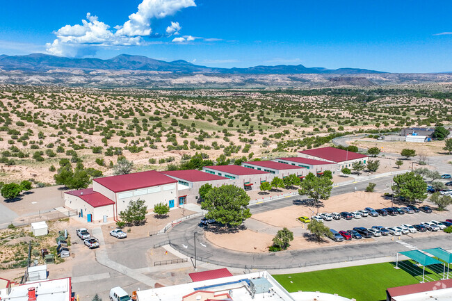 Pojoaque Intermediate School is located next to the high school.