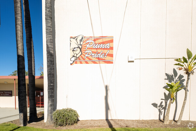 North Ranchito Elementary School in Pico Rivera, Ca showing it's Puma Pride.