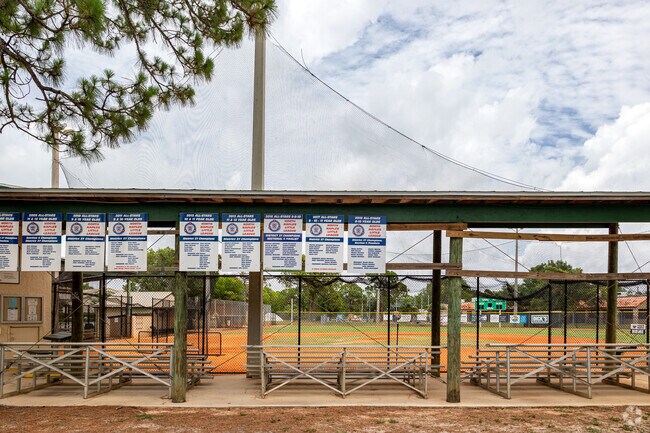 Naples Park Elementary School features a baseball field among its athletic fields.