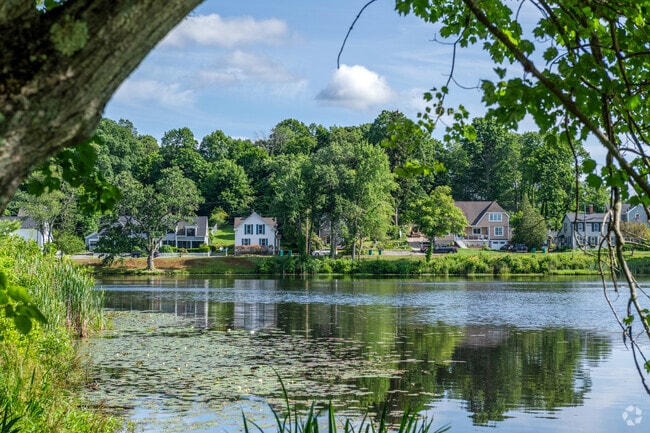 Shovelshop Pond is the view of those homes in Easton on Pond Street.