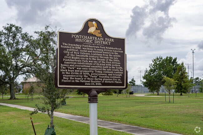 Pontchartrain Park is a historic neighborhood in New Orleans.
