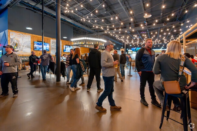 Locals and neighboring residents love to visit the Burrow for their sports amenities & arcade.