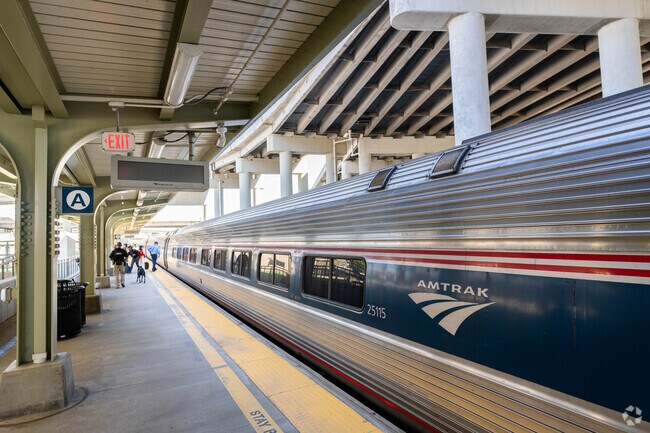 Amtrak Station in Ellicott provides service to Toronto and NYC.