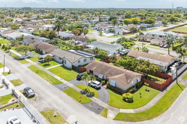 Homes in Palmetto Estates, FL, are well-maintained and spacious.