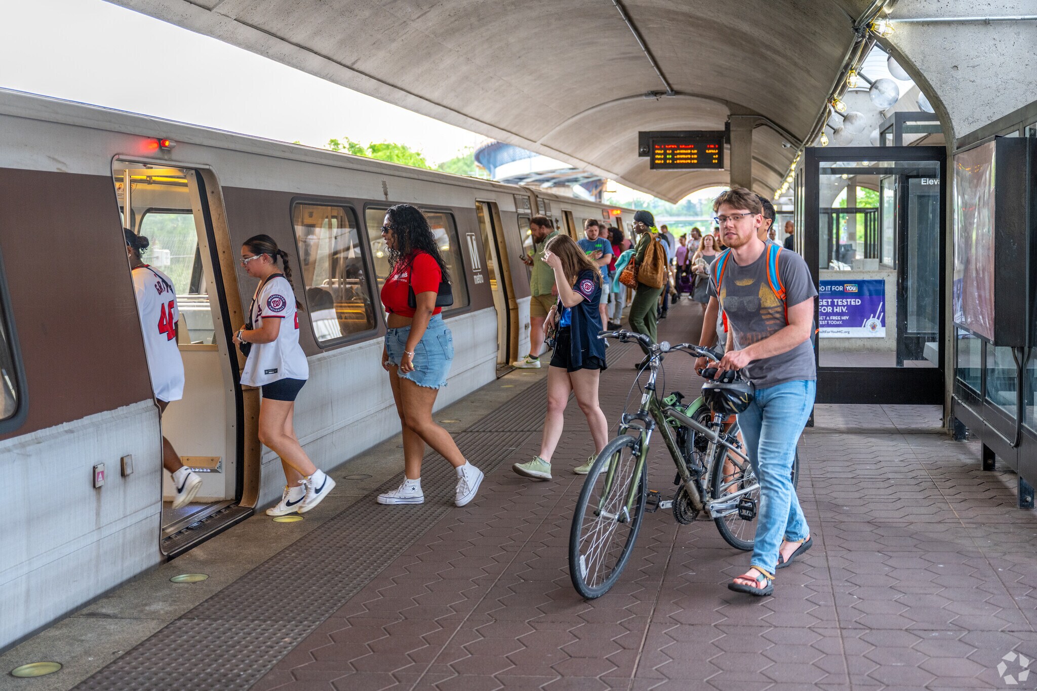 The Silver Spring Metro stop is Colonial Village's closest public transit option.